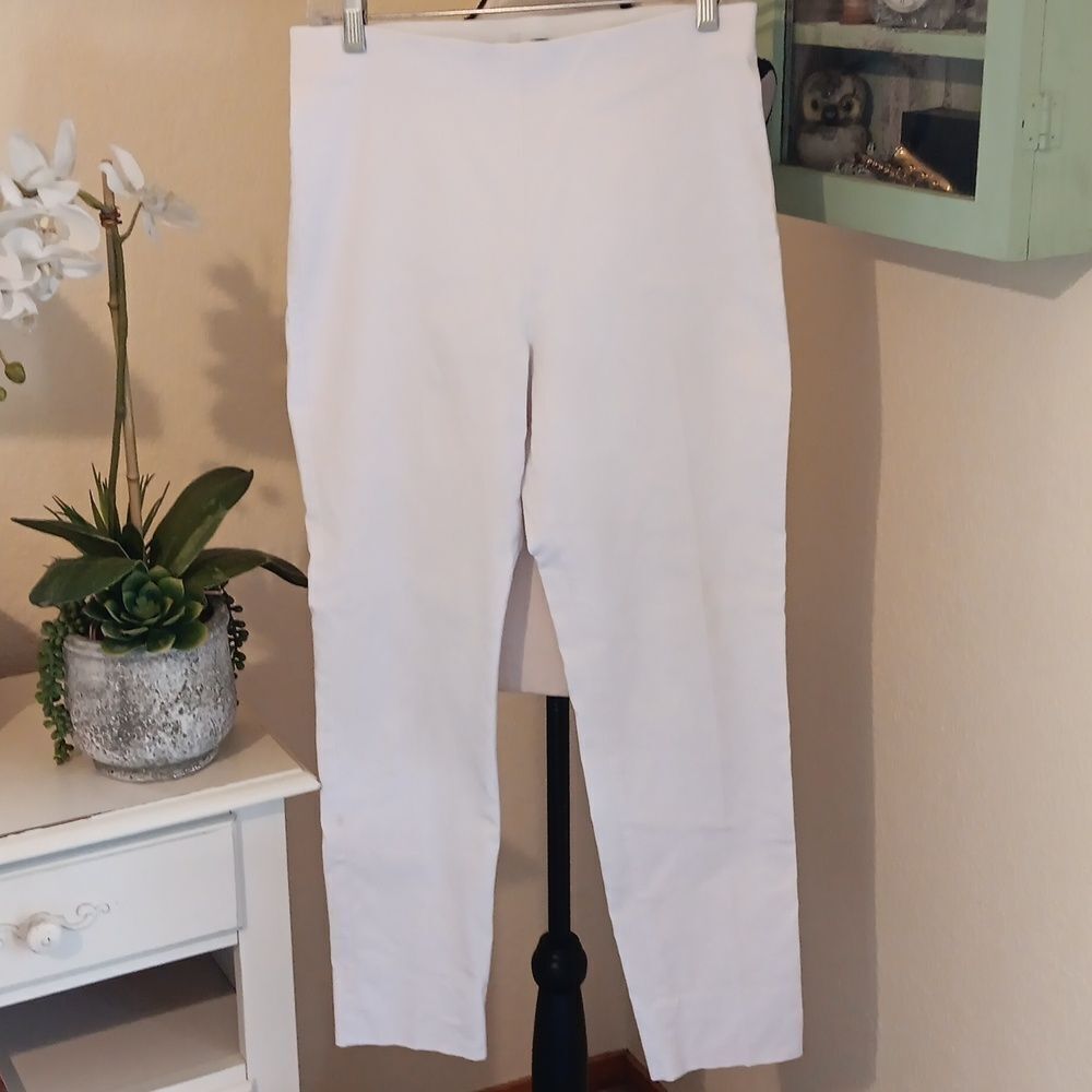 Equestrian White Pants. Stretch. Beach. Coastal.